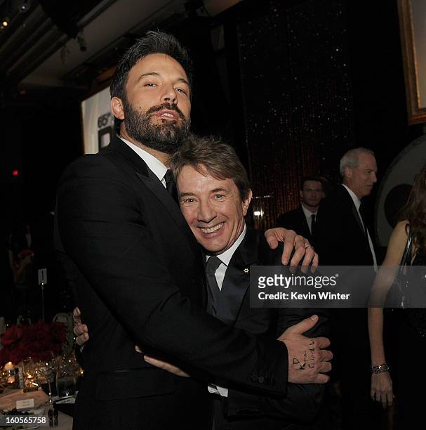 Actor-director Ben Affleck and actor Martin Short attend the 65th Annual Directors Guild Of America Awards at Ray Dolby Ballroom at Hollywood &...