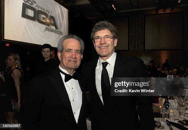 National Executive Director Jay D. Roth and Walt Disney Studios Chairman Alan Horn attend the 65th Annual Directors Guild Of America Awards at Ray...