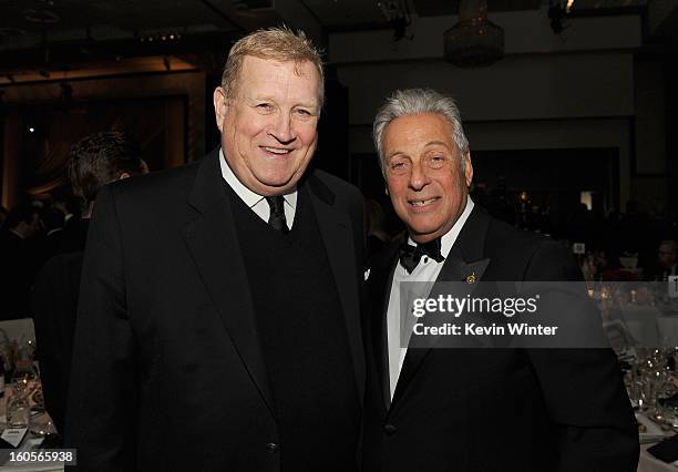 Screen Actors Guild President Ken Howard and Academy of Motion Picture Arts & Sciences President Hawk Koch attend the 65th Annual Directors Guild Of...