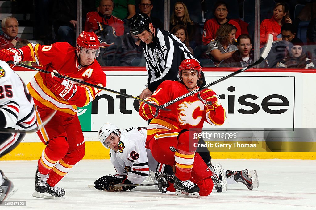 Chicago Blackhawks v Calgary Flames