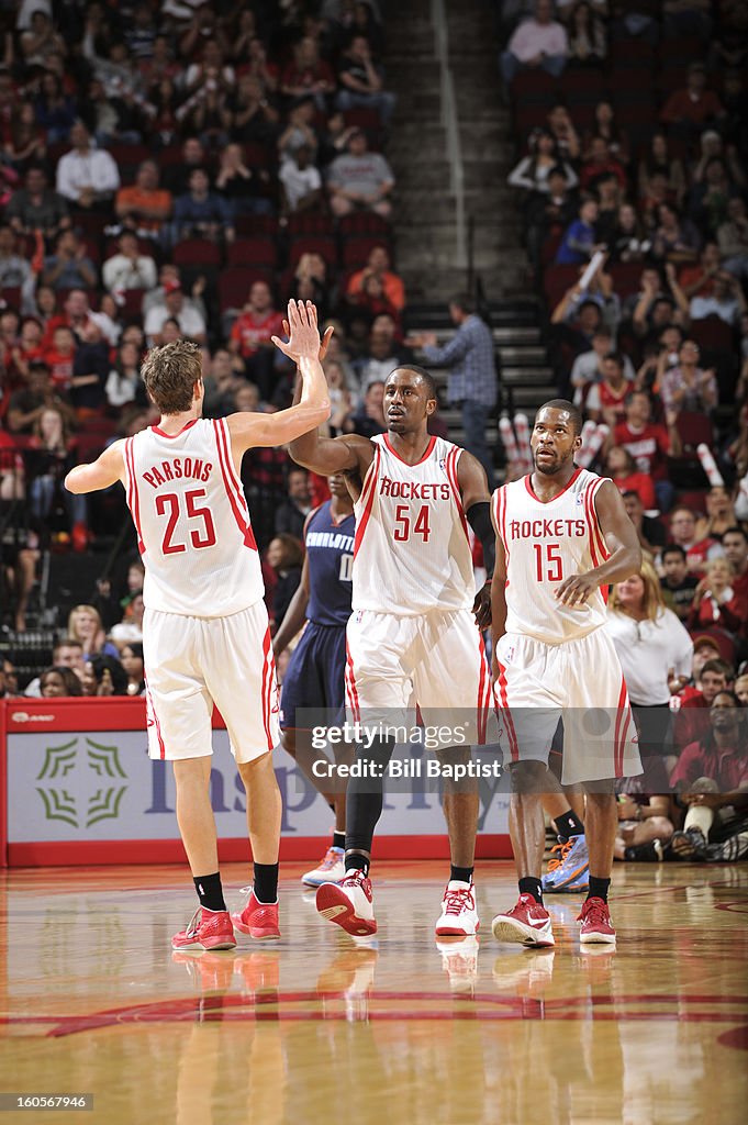 Charlotte Bobcats v Houston Rockets