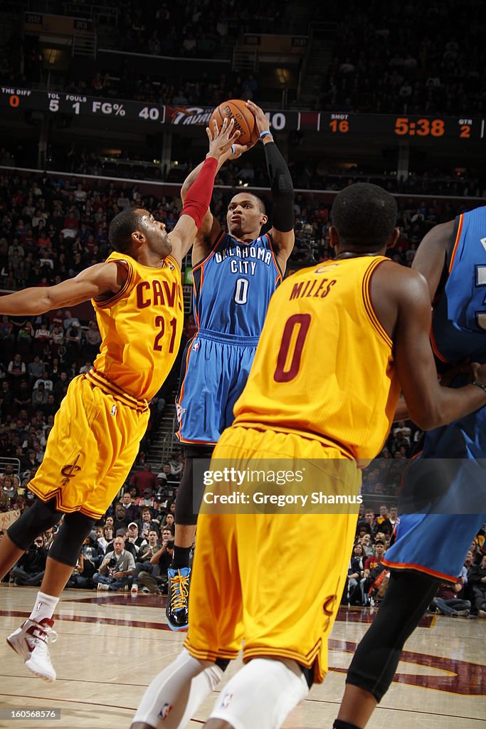 Oklahoma City Thunder v Cleveland Cavaliers