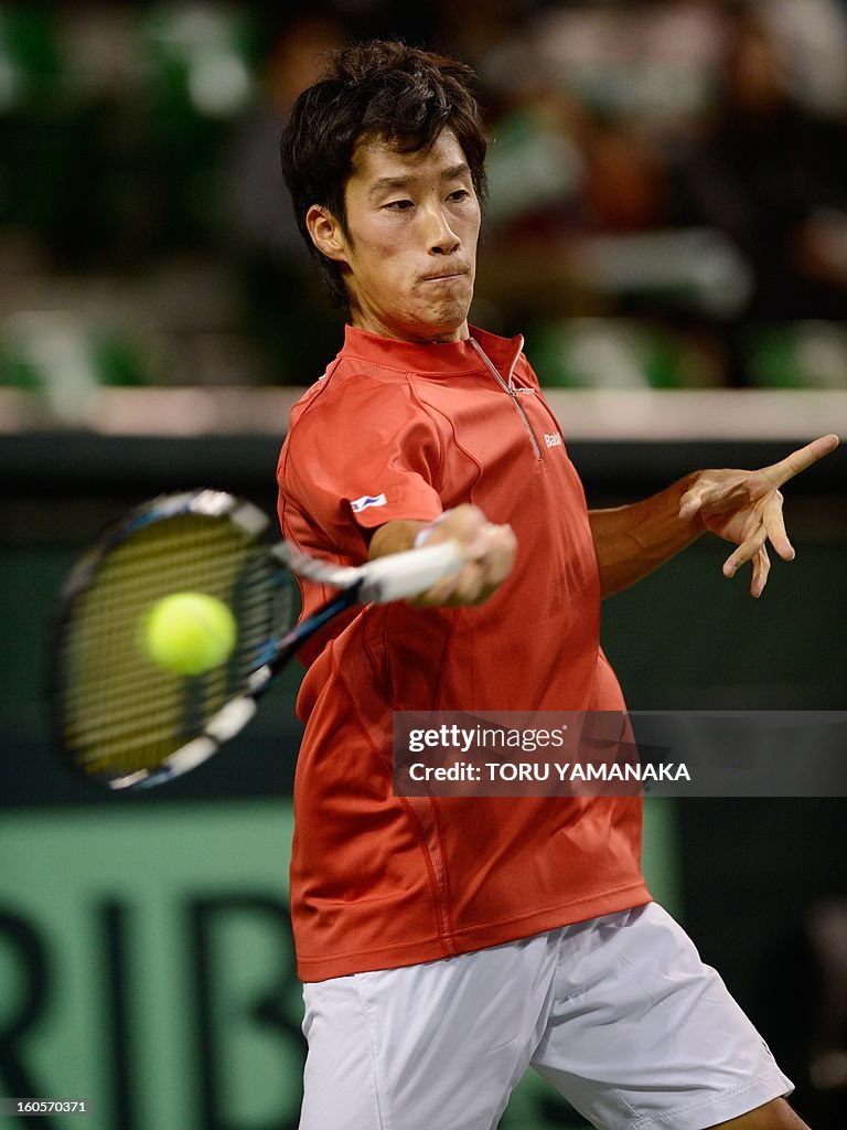 TENNIS-DAVIS-JPN-INA