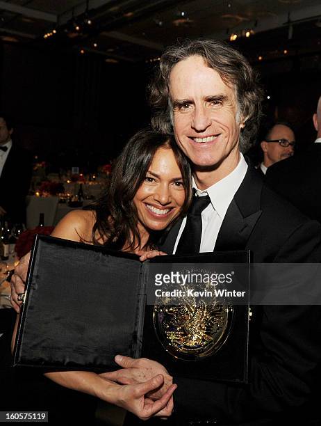 Musician Susanna Hoffs and director Jay Roach during the 65th Annual Directors Guild Of America Awards at Ray Dolby Ballroom at Hollywood & Highland...