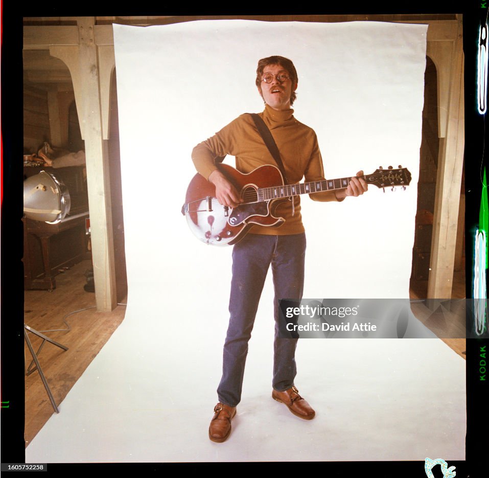 Robbie Robertson Portrait Session In Saugerties, New York in 1969