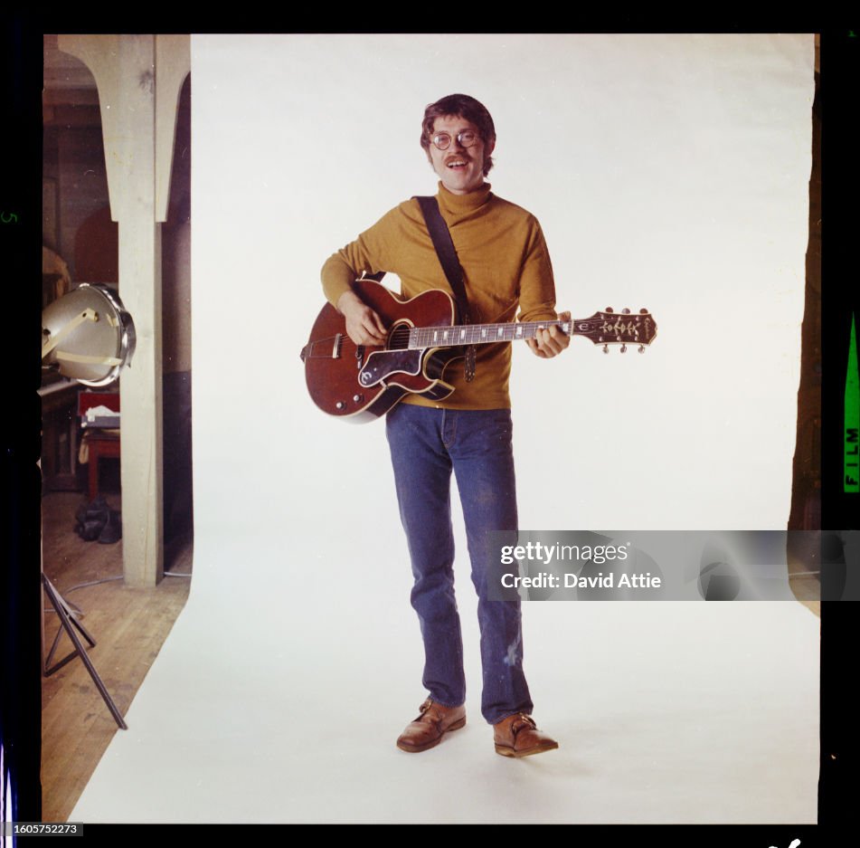 Robbie Robertson Portrait Session In Saugerties, New York in 1969