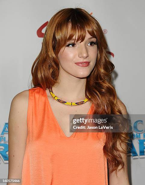 Actress Bella Thorne attends the premiere of "Escape From Planet Earth" at Mann Chinese 6 on February 2, 2013 in Los Angeles, California.