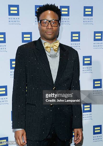 Billy Porter attends The 2013 Greater New York Human Rights Campaign Gala at The Waldorf=Astoria on February 2, 2013 in New York City.