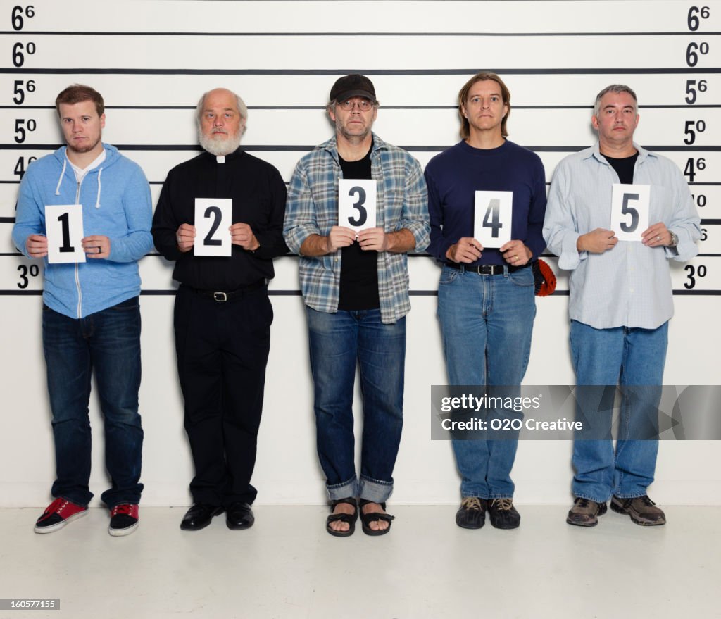 Men in a Police Lineup