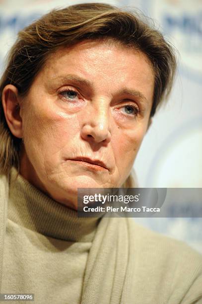 Lidia Rota Vender attends the presentation of Lombardy candidates of 'Scelta Civica con Monti per l'Italia' on February 2, 2013 in Milan, Italy....