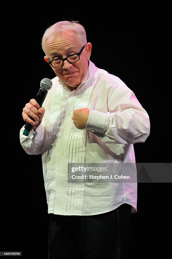 Leslie Jordan performs at Bomhard Theater on February 2, 2013 in