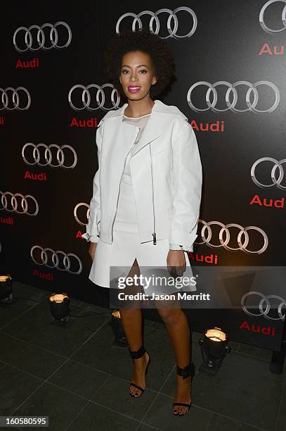 Solange Knowles attends the Audi Forum New Orleans at the Ogden Museum of Southern Art on February 2, 2013 in New Orleans, Louisiana.