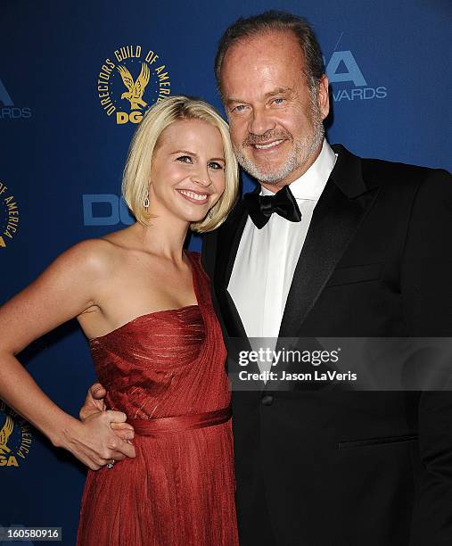 Actor Kelsey Grammer and wife Kayte Walsh attend the 65th annual Directors Guild Of America Awards at The Ray Dolby Ballroom at Hollywood & Highland...