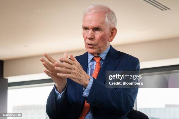 Jeremy Grantham, co-founder and chief investment strategist of GMO LLC, during an interview on an episode of Bloomberg Wealth with David Rubenstein...