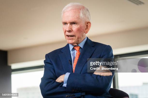 Jeremy Grantham, co-founder and chief investment strategist of GMO LLC, during an interview on an episode of Bloomberg Wealth with David Rubenstein...