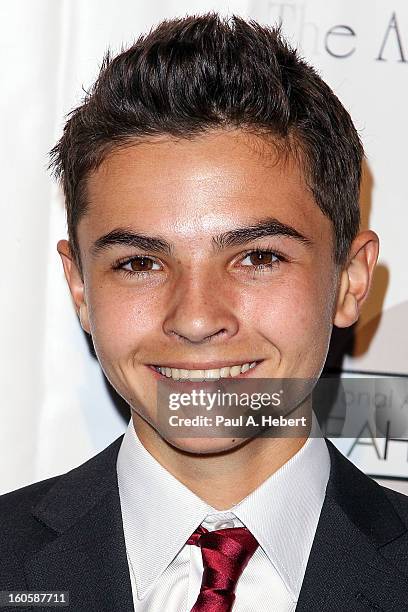 Logan Grove arrives at the 40th Annual Annie Awards held at Royce Hall on the UCLA Campus on February 2, 2013 in Westwood, California.