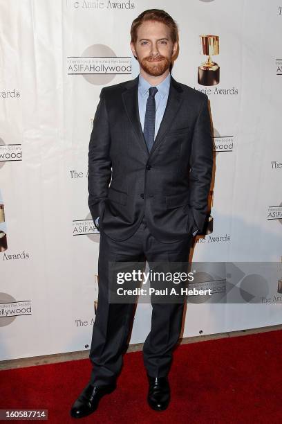 Seth Green arrives at the 40th Annual Annie Awards held at Royce Hall on the UCLA Campus on February 2, 2013 in Westwood, California.