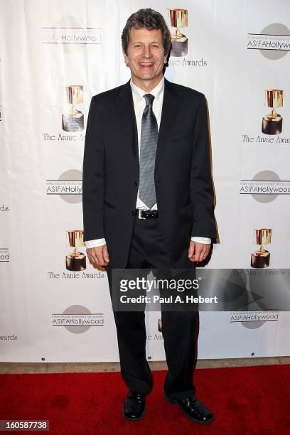 Rick Heinrichs arrives at the 40th Annual Annie Awards held at Royce Hall on the UCLA Campus on February 2, 2013 in Westwood, California.