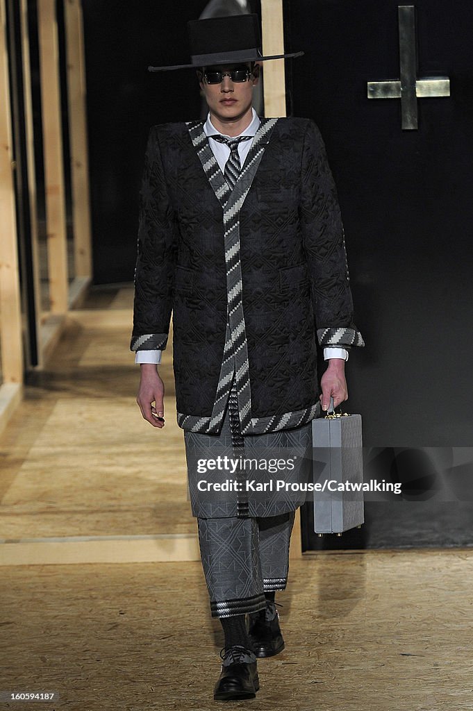 Thom Browne - Mens Fall Winter 2013 Runway - Paris Menswear Fashion Week