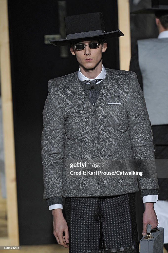 Thom Browne - Mens Fall Winter 2013 Runway - Paris Menswear Fashion Week