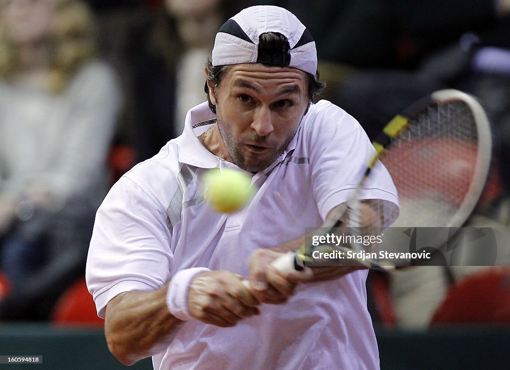 2013 Davis Cup first round - Belgium v Serbia