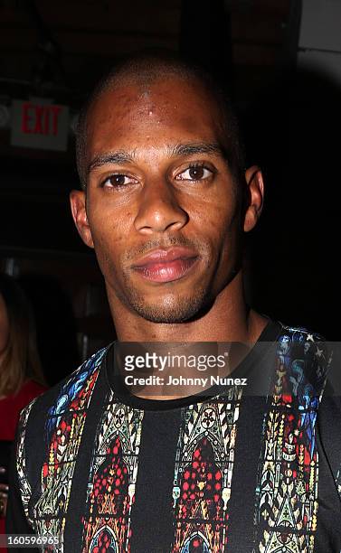 Victor Cruz attends the Jay-Z & D'Usse Super Bowl Party at The Republic on February 2 in New Orleans, Louisiana.