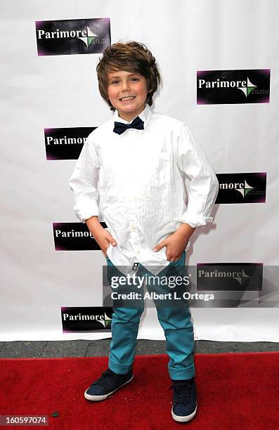 Tarik Ellinger arrives for the All Ages Valentine Bash 2013 held at Infusion Lounge on February 2, 2013 in Universal City, California.