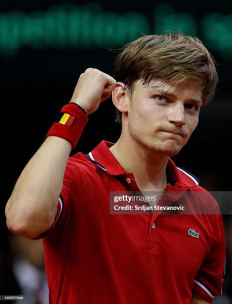 2013 Davis Cup first round - Belgium v Serbia