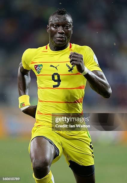 Bossou Vincent of Togo in action during the 2013 Africa Cup of Nations Quarter-Final match between Burkina Faso and Togo at the Mbombela Stadium on...