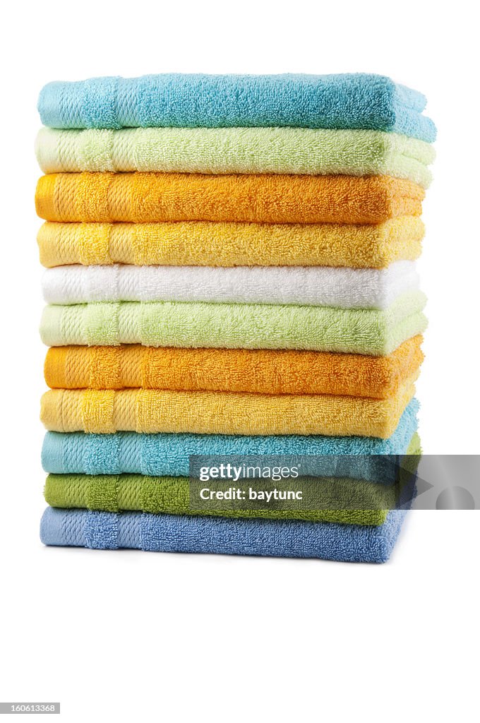 Colorido toallas de