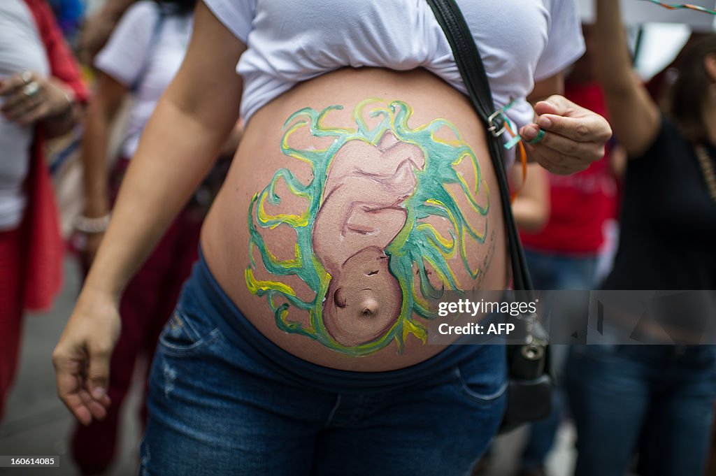 BRAZIL-CHILDBIRTH-DEMO