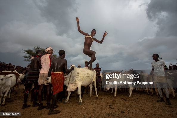 Bull jumping ceremony, Hamer tribe Bull jumping ceremony, Hamer tribe