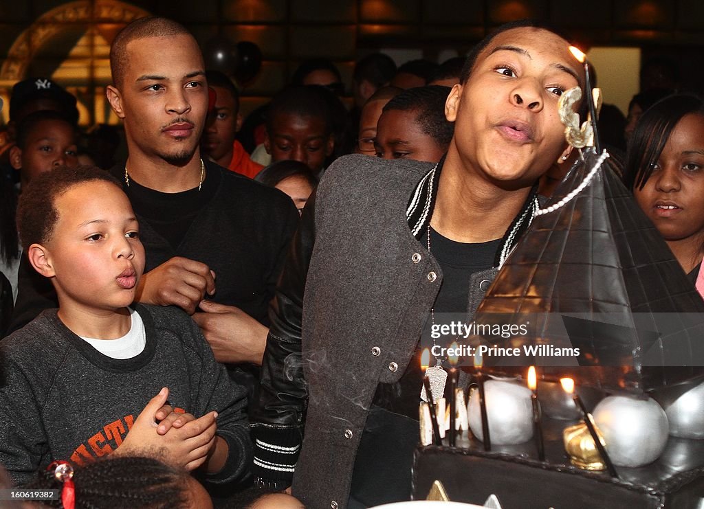 T.I. Celebrates Son Messiah's Birthday