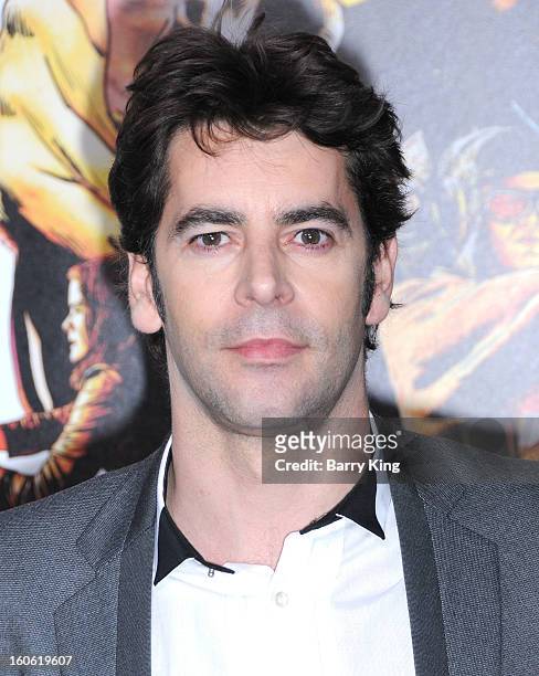 Actor Eduardo Noriega arrives at the Los Angeles premiere of 'The Last Stand' held at Grauman's Chinese Theatre on January 14, 2013 in Hollywood,...