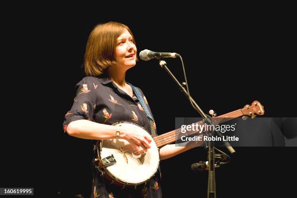 Emily Portman performs on stage at Barbican Centre on February 3, 2013 in London, England.