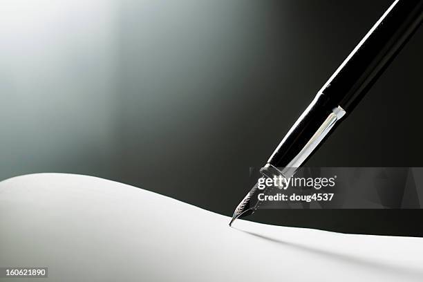 fountain pen - vulpen stockfoto's en -beelden