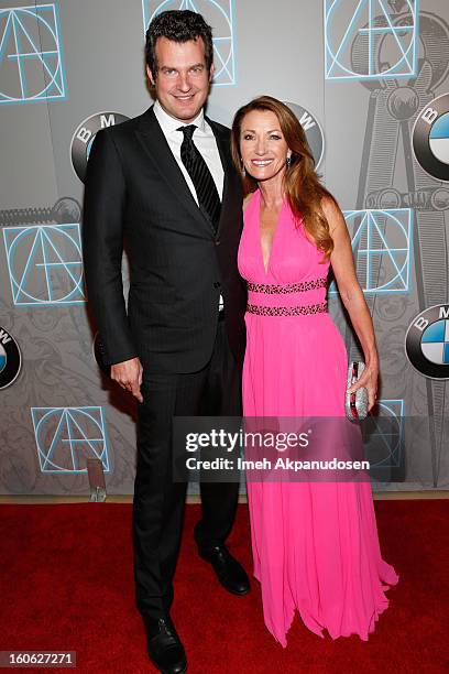 Actress Jane Seymour and guest attend the 17th Annual Art Directors Guild Awards For Excellence In Production Design at The Beverly Hilton Hotel on...