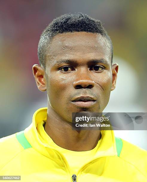 Mamah Abdoul Gafar of Togo during the 2013 Africa Cup of Nations Quarter-Final match between Burkina Faso and Togo at the Mbombela Stadium on...