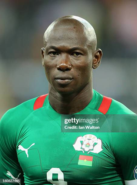 Dagano Moumouni of Burkina Faso during the 2013 Africa Cup of Nations Quarter-Final match between Burkina Faso and Togo at the Mbombela Stadium on...