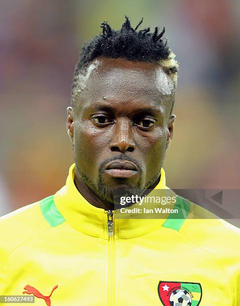 Amewou Komlann of Togo during the 2013 Africa Cup of Nations Quarter-Final match between Burkina Faso and Togo at the Mbombela Stadium on February 3,...