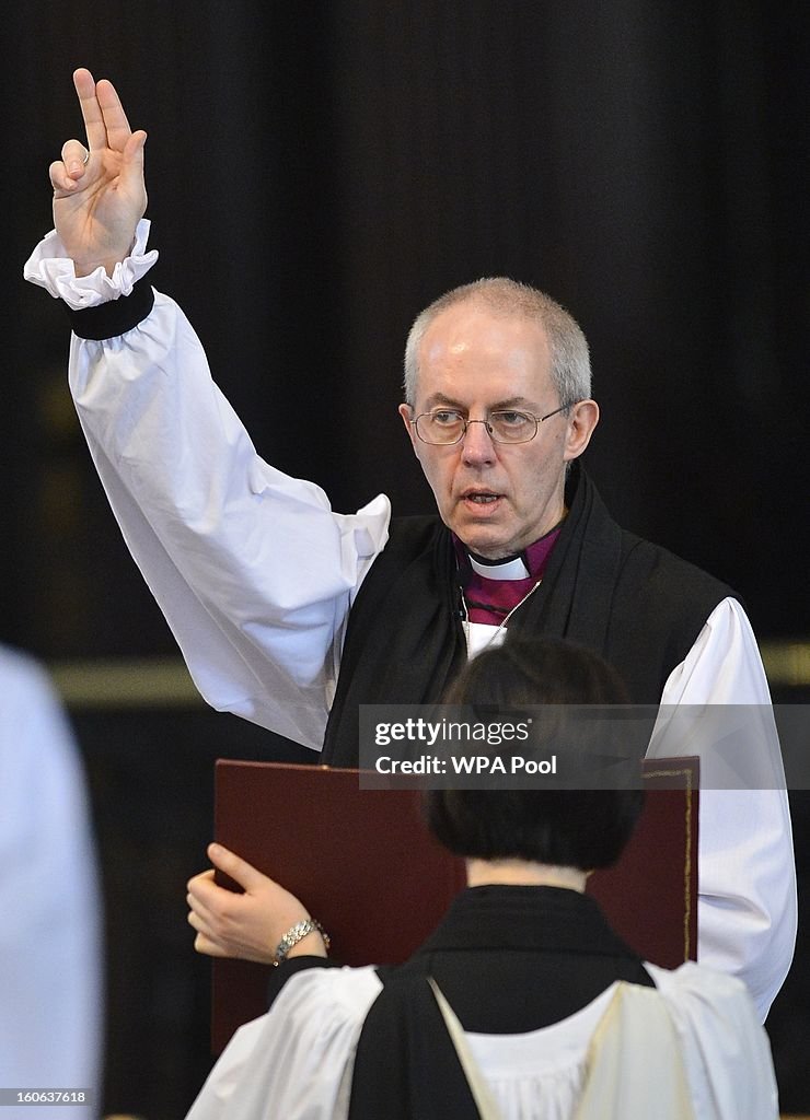 The Confirmation Of Justin Welby As The New Archbishop of Canterbury