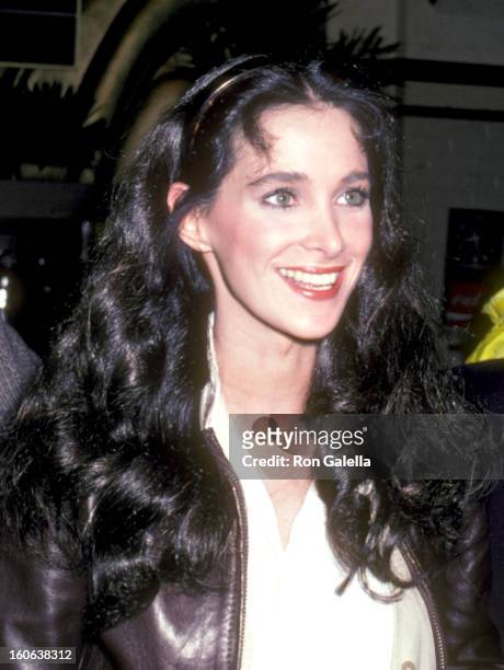Actress Connie Sellecca attends the "Richard Pryor - Live on Sunset Strip" Westwood Premiere on March 11, 1982 at Mann Westwood Theatre in Westwood,...