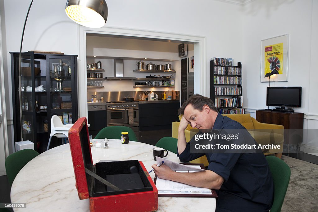 Cameron Working At Home
