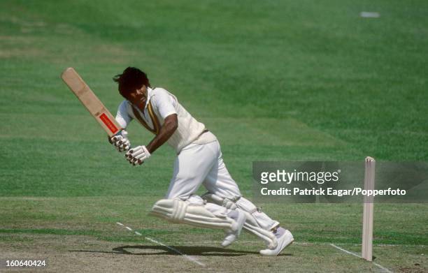 Cricket World Cup 1983, Javed Miandad batting, England v Pakistan at Lord's