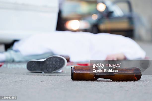 car accident - drunk driving crash stock pictures, royalty-free photos & images