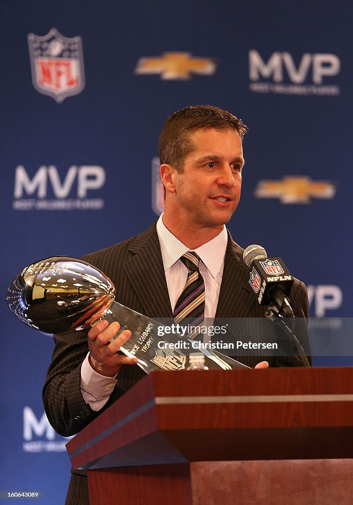 Super Bowl XLVII Team Winning Coach and MVP Press Conference