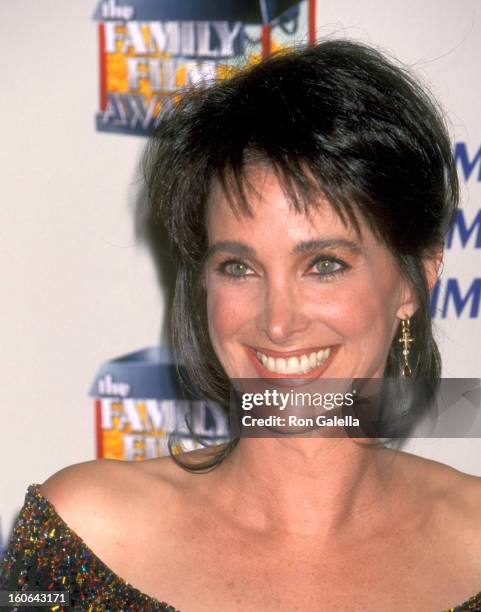 Actress Connie Sellecca attends the 1996 Family Film Awards on August 22, 1996 at CBS Studios in Los Angeles, California.