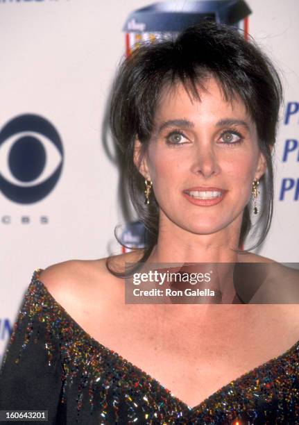 Actress Connie Sellecca attends the 1996 Family Film Awards on August 22, 1996 at CBS Studios in Los Angeles, California.