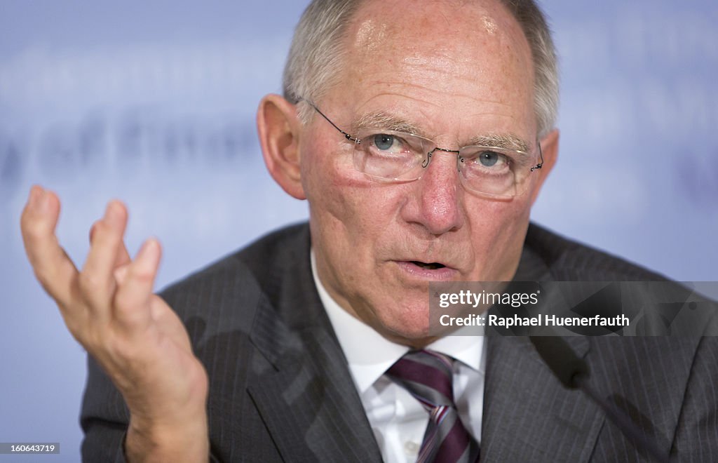 German Finance Minister Wolfgang Schaeuble...