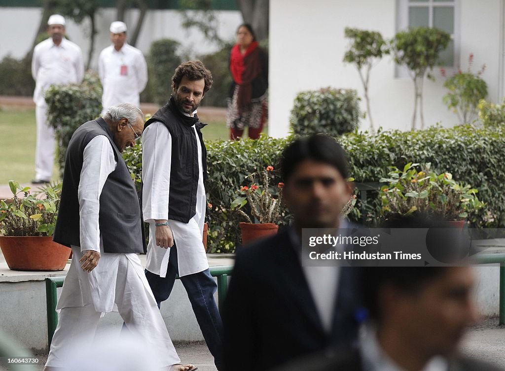 Rahul Gandhi At AICC Headquarters